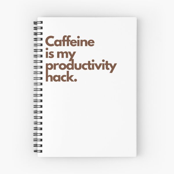 Item preview, Caffeine is my productivity hack I Funny Quotes iPhone Case Phone Case T Shirt designed and sold by Sshmorr.