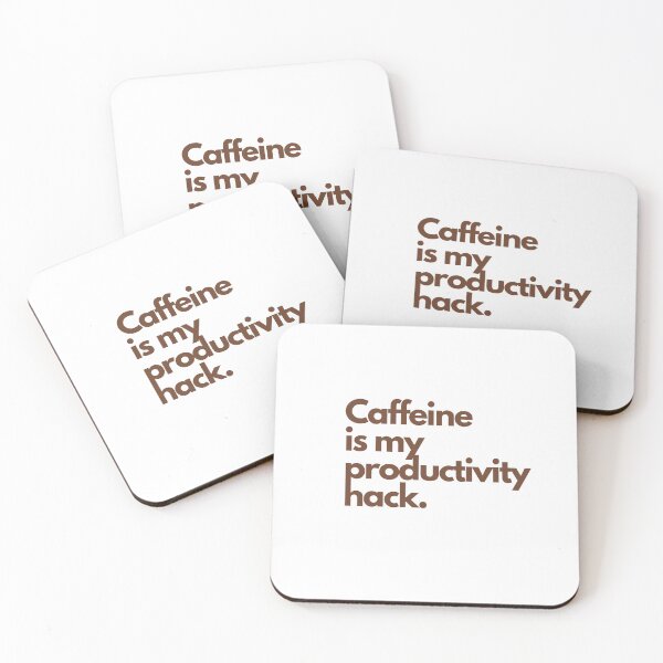 Item preview, Caffeine is my productivity hack I Funny Quotes iPhone Case Phone Case T Shirt designed and sold by Sshmorr.
