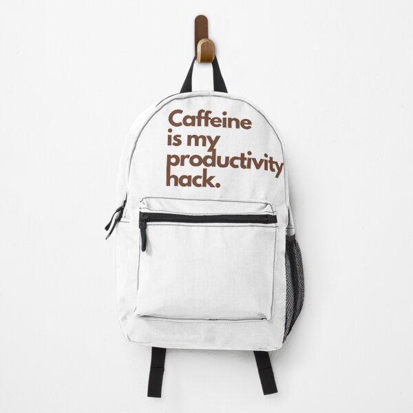 Item preview, Caffeine is my productivity hack I Funny Quotes iPhone Case Phone Case T Shirt designed and sold by Sshmorr.