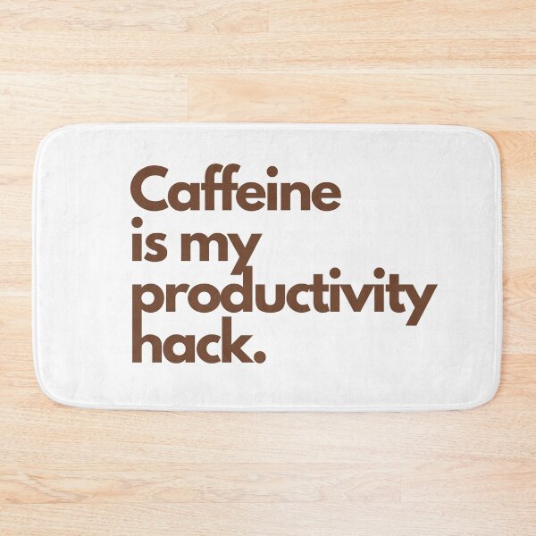 Item preview, Caffeine is my productivity hack I Funny Quotes iPhone Case Phone Case T Shirt designed and sold by Sshmorr.
