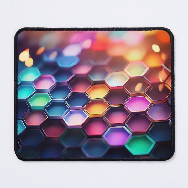Item preview, Vibrant Hexagon Mosaic designed and sold by homydesign.