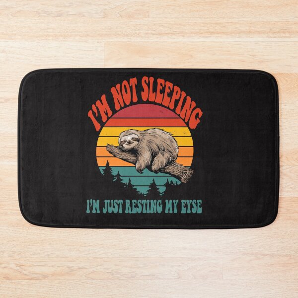 Item preview, Retro Funny I'm Not Sleeping I'm Just Resting Sloth Sleeping DAD designed and sold by BOUCHERIT amine.