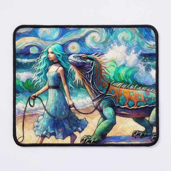 Item preview, Iguana on a Walk designed and sold by M-Y-A-R-T-.