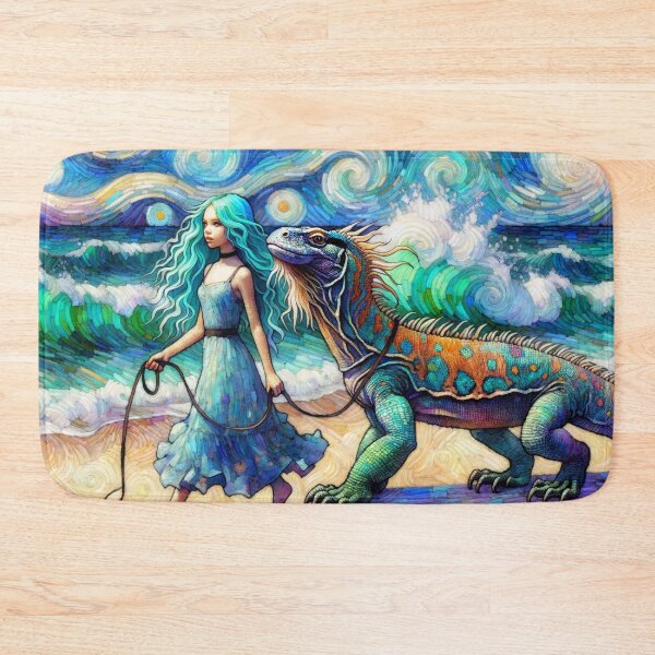 Item preview, Iguana on a Walk designed and sold by m-y-A-I-A-R-T-.