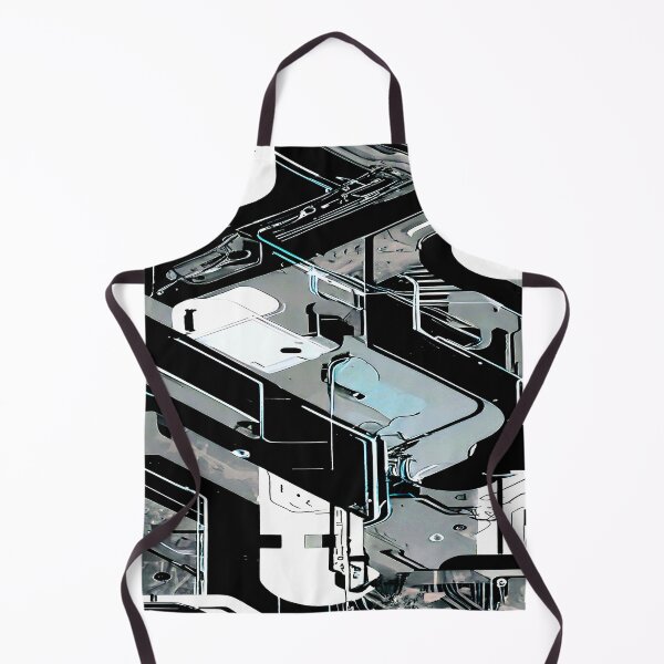 Item preview, Alpha Tech Black and White Abstract designed and sold by ArtC-Designs by Kathy Higgins.