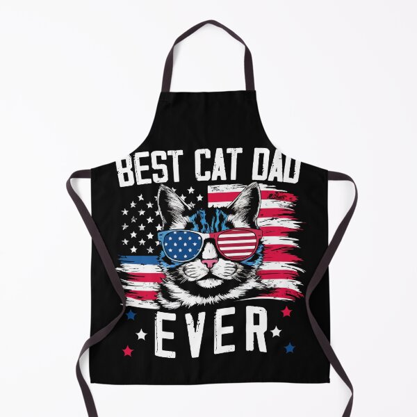 Item preview, Best cat dad ever american flag USA Red White Blue Vintage designed and sold by MTRBSK11.