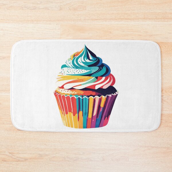 Item preview, Charming Rainbow Cupcake Art designed and sold by CrazySweets.