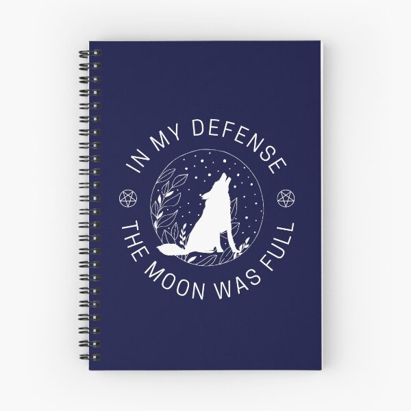 Item preview, In my defense, the moon was full funny design designed and sold by SusanRoseWriter.