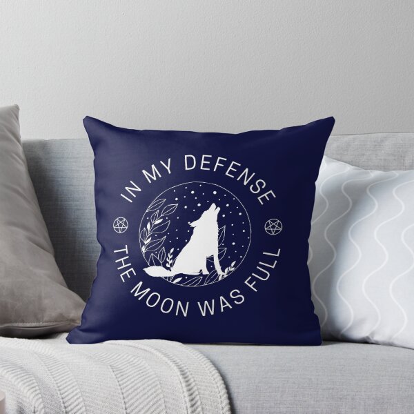Item preview, In my defense, the moon was full funny design designed and sold by SusanRoseWriter.