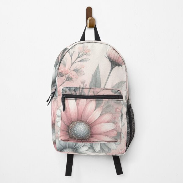 Item preview, Soft Pink and Grey Daisies designed and sold by LyssasMindArt.