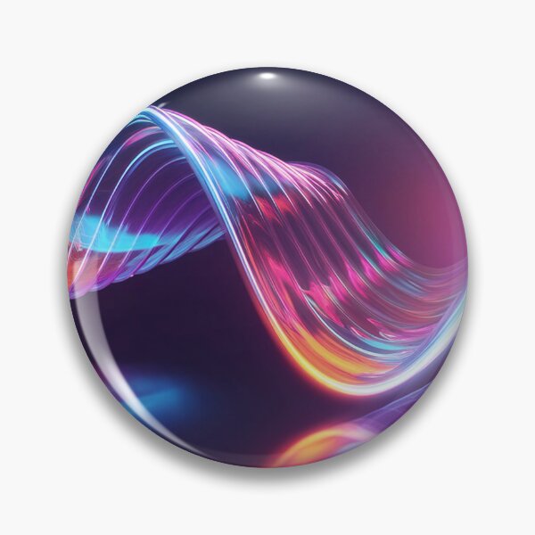 Item preview, An iridescent ribbon of light twists and turns through space, shimmering with vibrant hues designed and sold by homydesign.