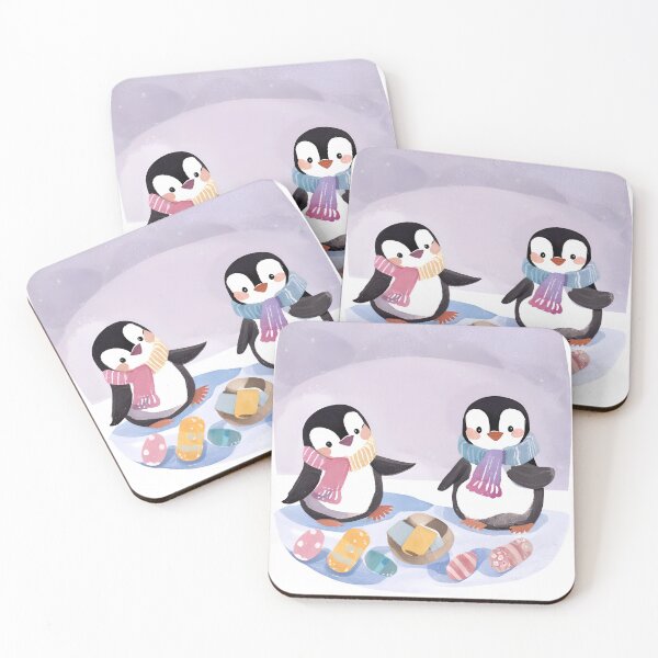 Item preview, TWO BET FRIENDS | PENGUIN designed and sold by MUDUGAMU.