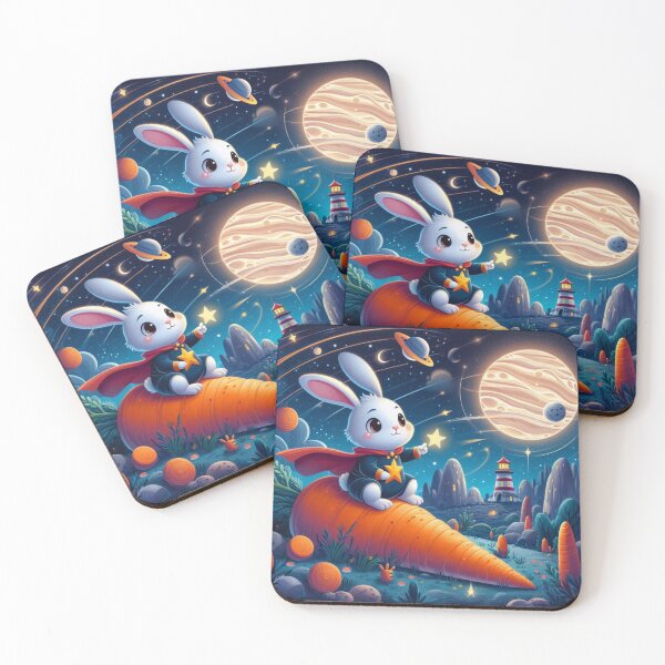 Item preview, Lonely little bunny in a planet. designed and sold by xsctasy.