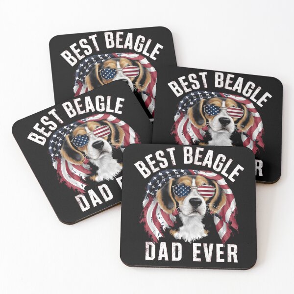 Item preview, Best Beagle Dad Ever American flag USA Vintage designed and sold by MTRBSK11.