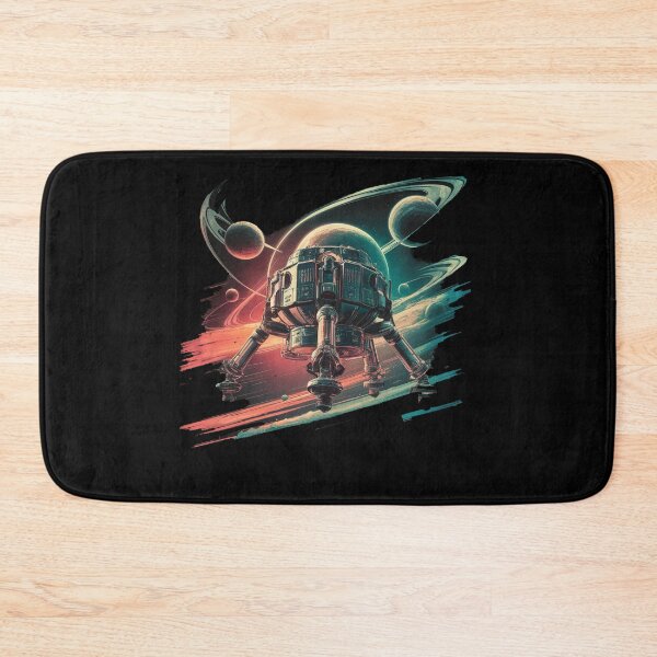 Item preview, A lander exploring an alien planet designed and sold by desinganddecor.