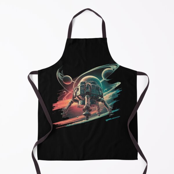 Item preview, A lander exploring an alien planet designed and sold by desinganddecor.