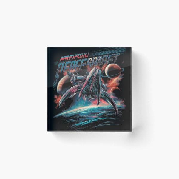 Item preview, A lander exploring an alien planet designed and sold by desinganddecor.