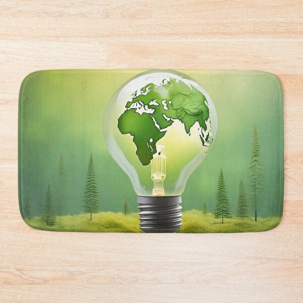 Item preview, Green Earth in a Lightbulb designed and sold by homydesign.