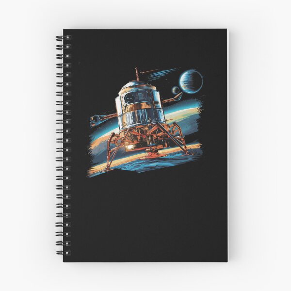 Item preview, A lander exploring an alien planet designed and sold by desinganddecor.