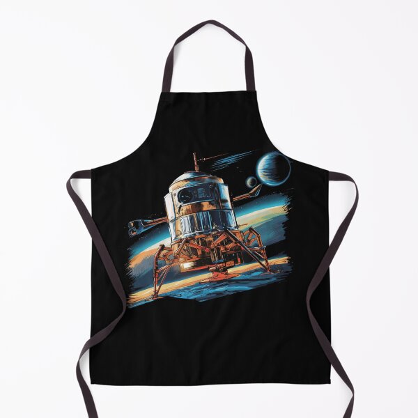 Item preview, A lander exploring an alien planet designed and sold by desinganddecor.