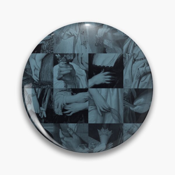 Item preview, Hands in Paintings - Blue Black - Museum Visit Photos designed and sold by SageFolio.