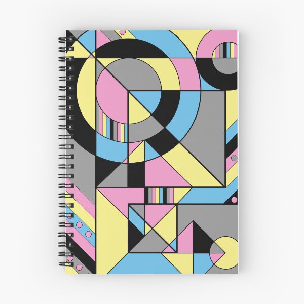Item preview, Polygender Pride Abstract Geometric Pink Yellow Blue Black designed and sold by JoyfulJen.