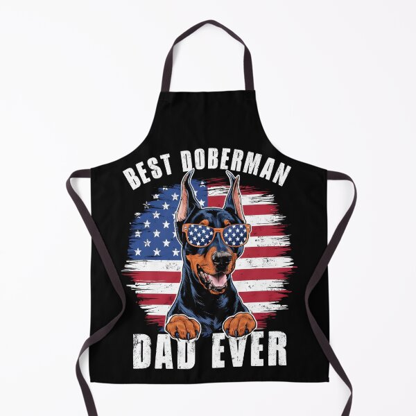 Item preview, Best Doberman Dad Ever American flag USA Vintage designed and sold by MTRBSK11.
