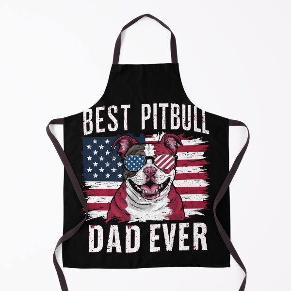 Item preview, Best Pitbull Dad Ever American flag USA Vintage designed and sold by MTRBSK11.