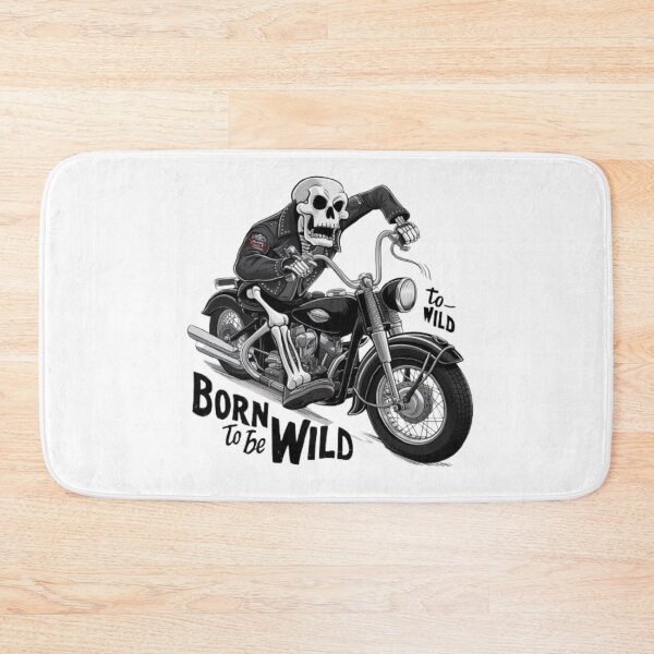 Item preview, Born to be Wild Skeleton Biker | Cool Motorcycle Graphic Tee & Merch designed and sold by blockshop.