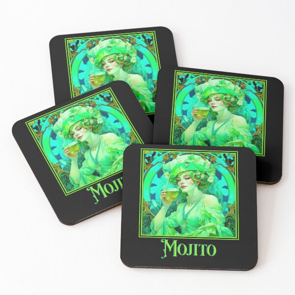 Item preview, Art Nouveau Mojito designed and sold by HolidayBug.