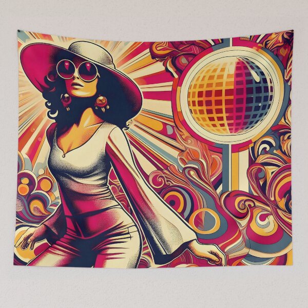 Item preview, 70s Nostalgia Art | Retro Digital Download | Vintage 1970s Design | Stylish 70s Elements designed and sold by PandaTShirtShop.