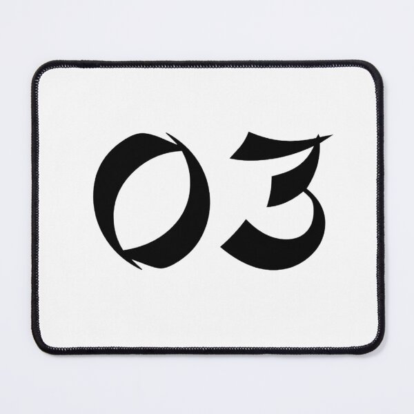 Item preview, 03, three, black, shangai designed and sold by Numbers-Art.