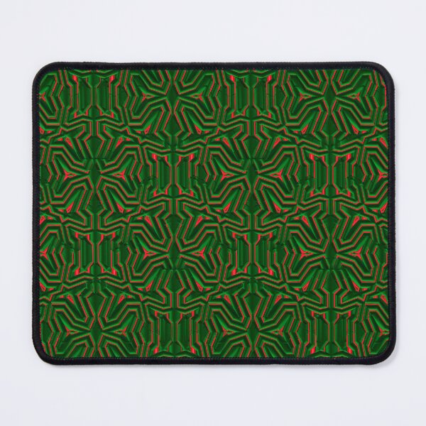 Item preview, Green and Red SciFi Pattern designed and sold by TheRulerofEarth.