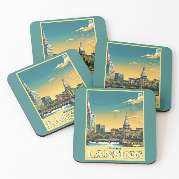 Item preview, Lansing, Michigan designed and sold by cloudland.
