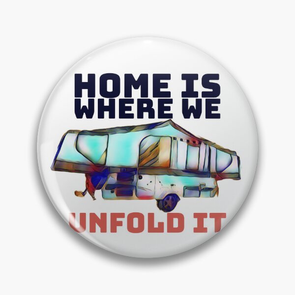 Item preview, Home is Where We Unfold it Folding Caravan designed and sold by BeccaAelishe.