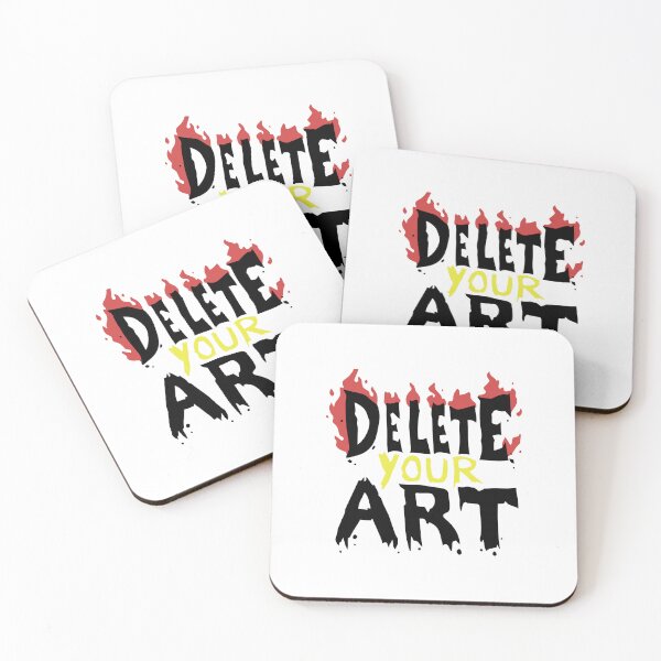 Item preview, Drawfee Merch Delete Your Art designed and sold by ILLUCEND-ARTS.