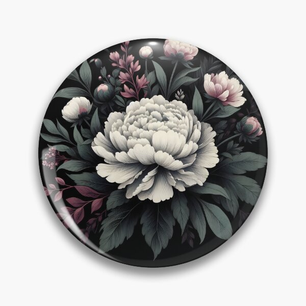 Item preview, Dark Academia Peony Botanical  designed and sold by svarupa.