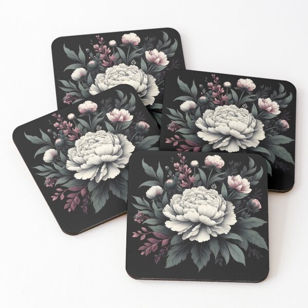Item preview, Dark Academia Peony Botanical  designed and sold by svarupa.
