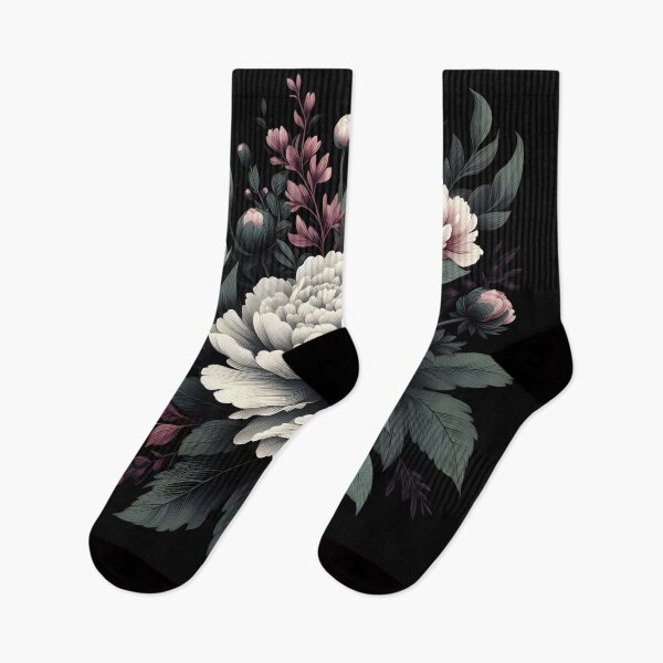 Item preview, Dark Academia Peony Botanical  designed and sold by svarupa.
