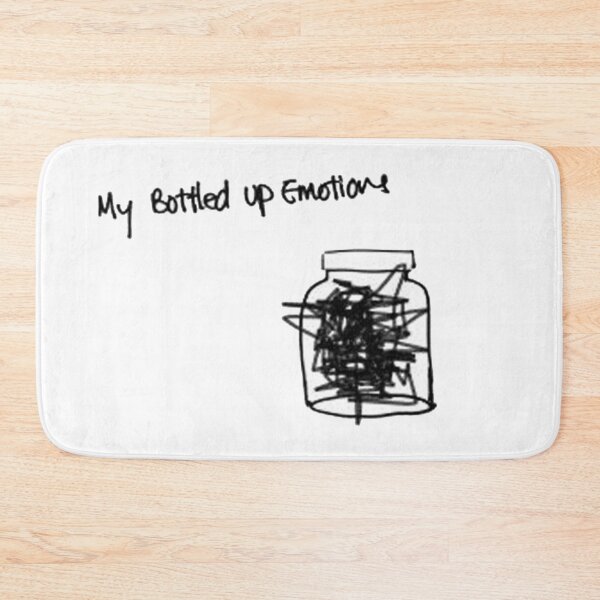 Item preview, My bottled up emotions - Quote designed and sold by the little fennec.