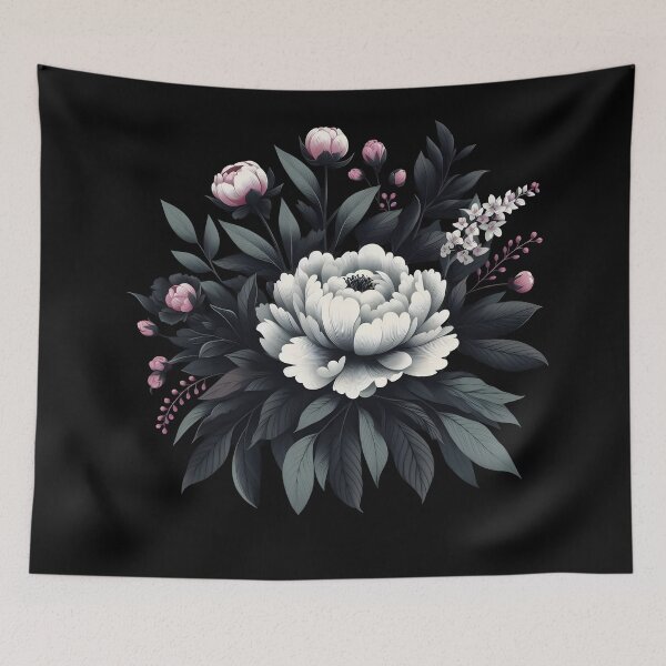 Item preview, Dark Academia Peony Botanical  designed and sold by svarupa.