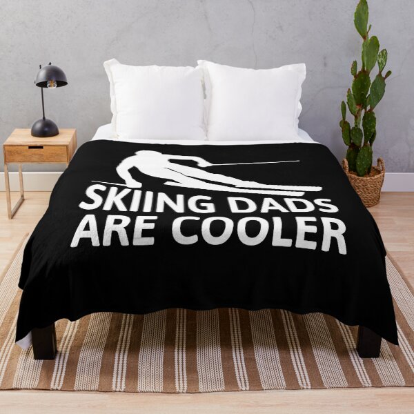 Item preview, Skiing Dads Are Cooler! White And Black Dad Skiing designed and sold by PMCreative.