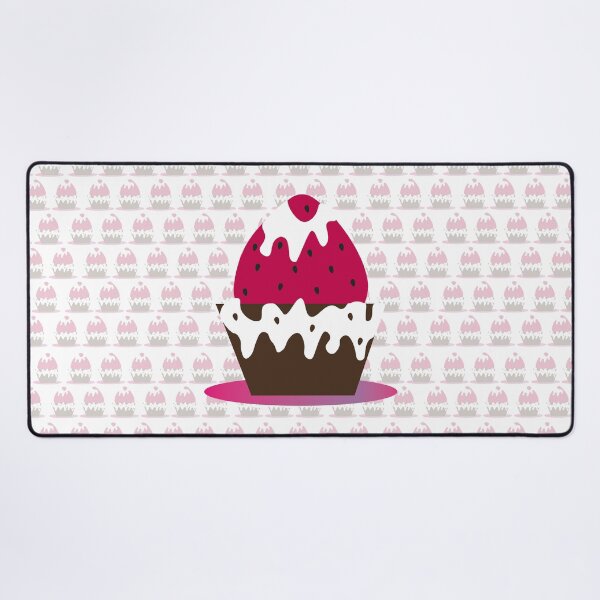 Item preview, Strawberry dessert pattern designed and sold by Folidee.