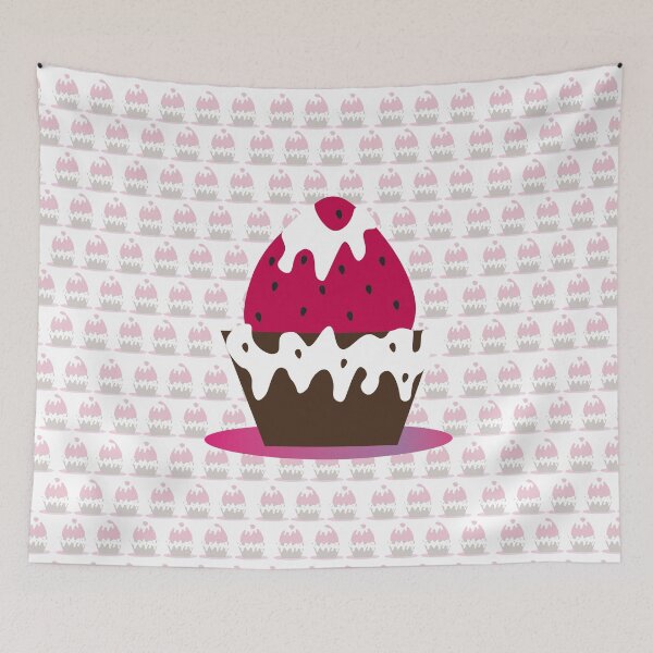 Item preview, Strawberry dessert pattern designed and sold by Folidee.
