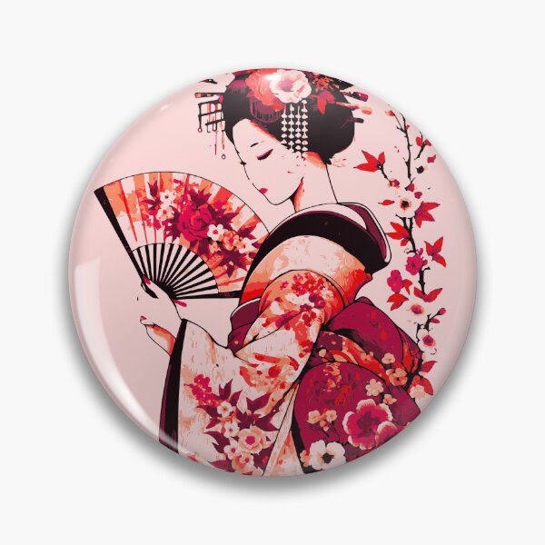 Item preview, The Gracious Geisha | Japanese Artwork designed and sold by Quill-Co.