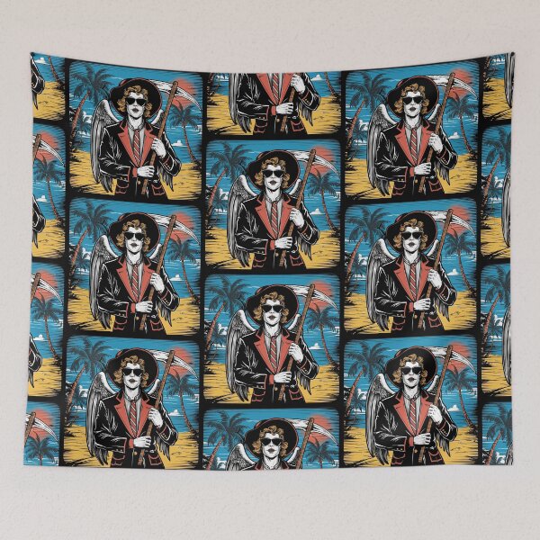 Item preview, Death angel on vacation designed and sold by DreamVibeShirt.