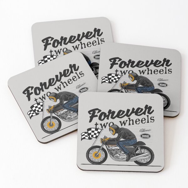 Item preview, Forever Two Wheels - Vintage Biker Design designed and sold by LV-creator.