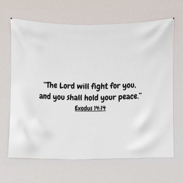 Item preview, Bible Verse - Exodus 14:14 designed and sold by Saffarii.