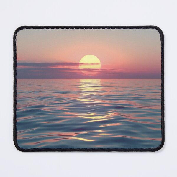 Item preview, Serenity at Sunset: A Tranquil Scene Over Calm Waters designed and sold by punintended007.
