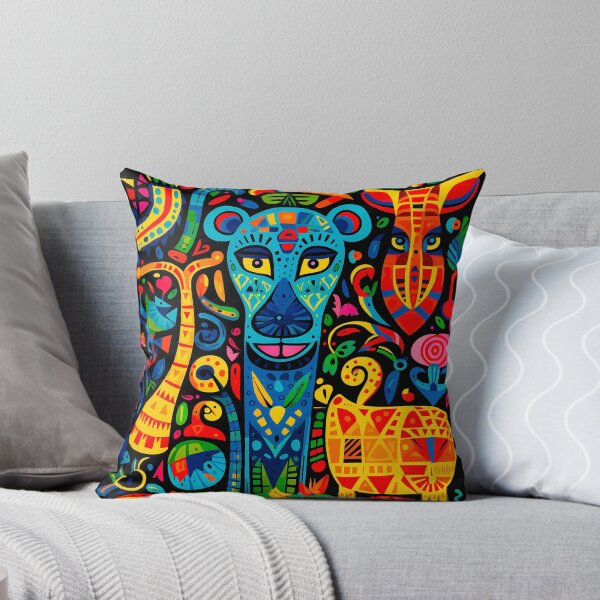 Item preview, Vibrant Tribal Jungle designed and sold by PawPrintStyles.